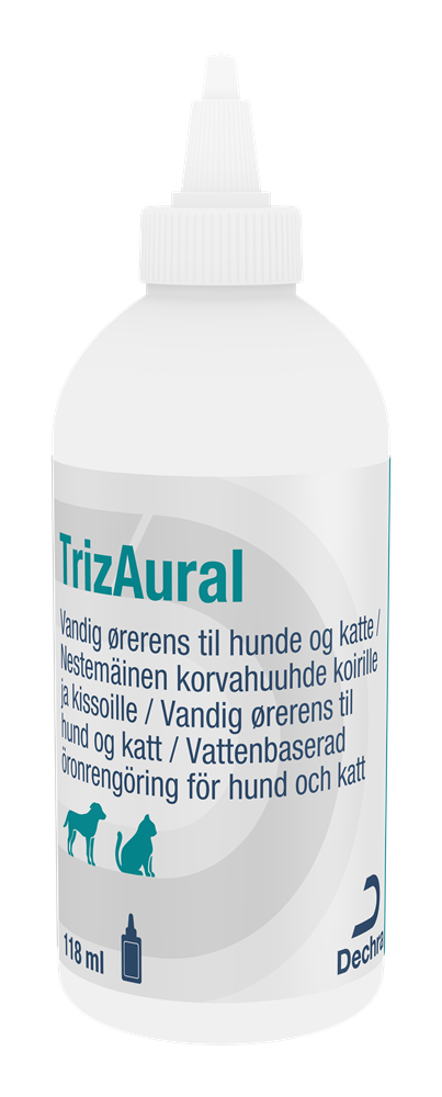 Ørerens Dechra TrizAural Solution 118 ml | Vetapotek
